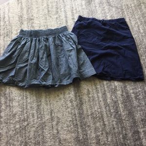 Lot of (2) Banana Republic skirts.